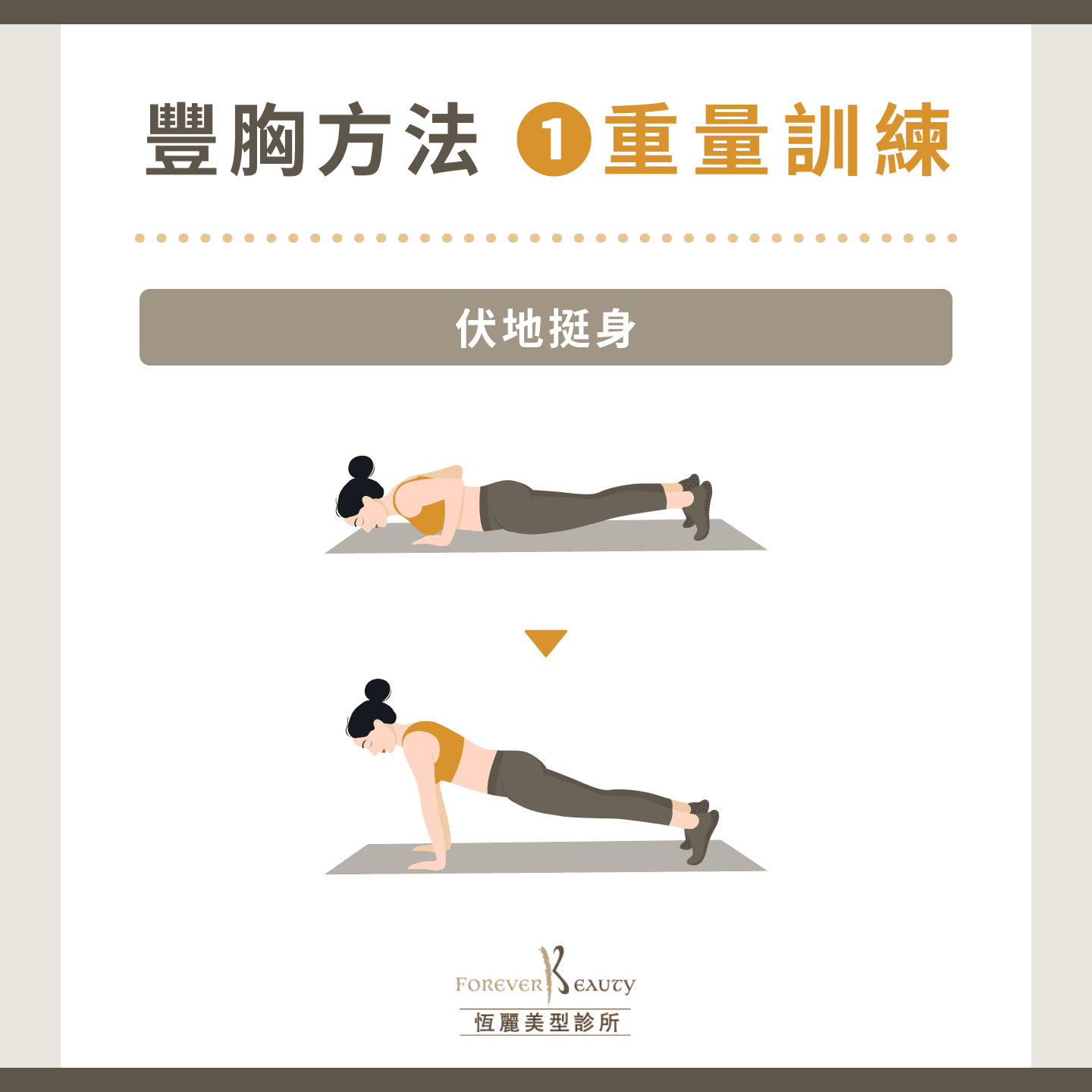 伏地挺身示意圖